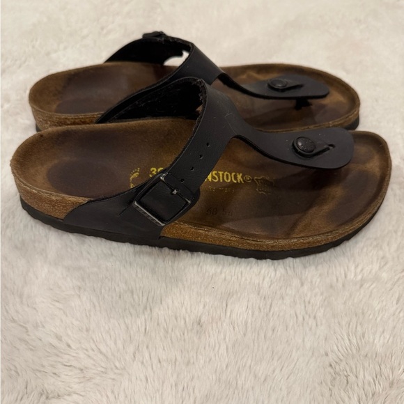 Birkenstock Gizeh Birko-Flor - Black 38 (7) - Picture 2 of 6